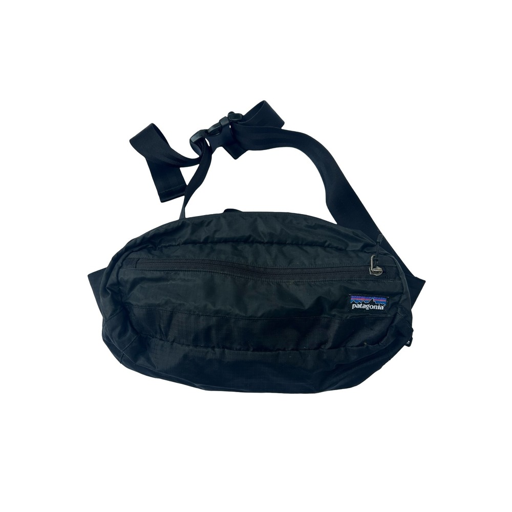 Patagonia Lightweight Travel Hip Pack Black Ripstop Nylon Waist Bag Fanny Pack